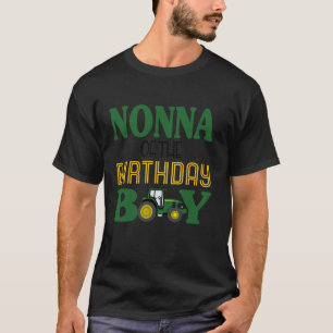 Nonna of The Birthday for Boy Farm Tractor Family T-Shirt