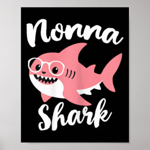 Nonna Shark Mother's Day Grandma Funny 1  Poster