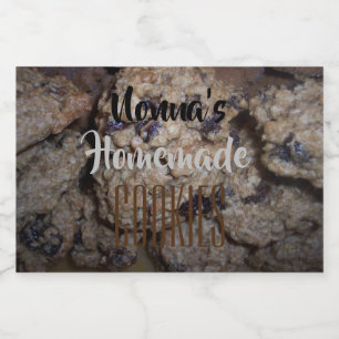 Nonna's Homemade Cookies Graphics Personalise Food Label