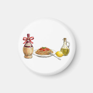 Nonna's Kitchen Coquette Aesthetic - Italian Summe Magnet