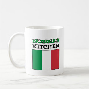 Nonna's Kitchen Italian Flag Coffee Mug