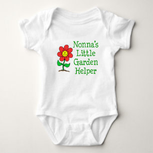 Nonna's Little Garden Helper Baby Bodysuit