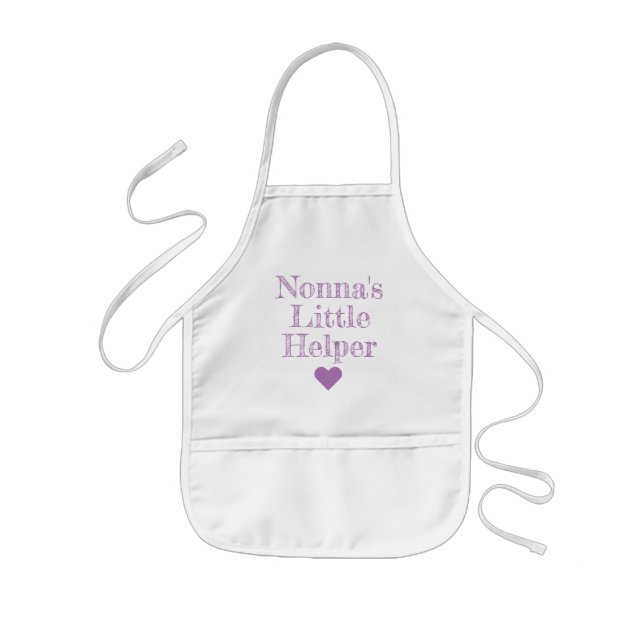 Nonna's Little Helper Grandkids Kids' Apron (Front)