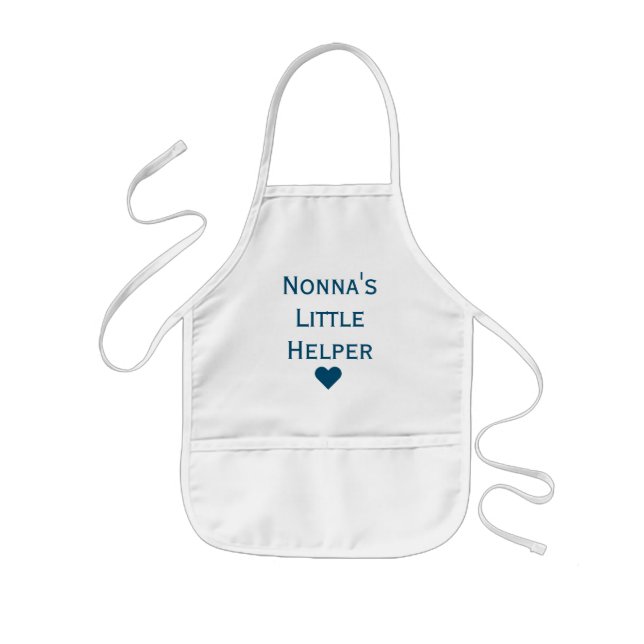 Nonna's Little Helper Grandkids Kids' Apron (Front)
