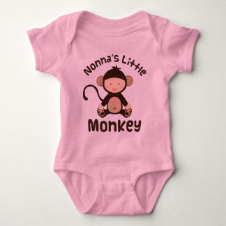Nonnas Little Monkey Baby Bodysuit