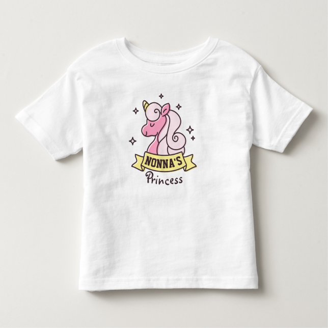 Nonna's Princess Girls Shirt (Front)