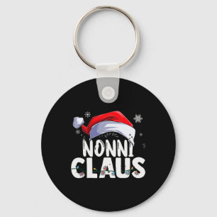 Nonni Claus Xmas Family Matching Grandma Funny Chr Key Ring