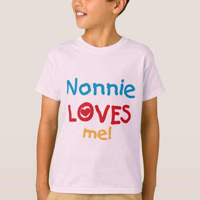 Nonnie Loves Me Tshirts and Gifts (Front)