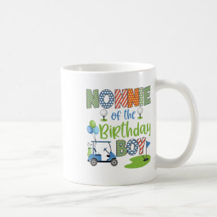 Nonnie Of The Birthday Boy Golf Lover Family Match Coffee Mug