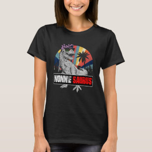Nonniesaurus Rex Dinosaur Nonnie Saurus Family Mat T-Shirt
