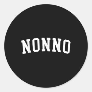 Nonno _3 classic round sticker