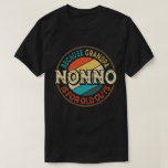 Nonno Because Grandpa is for Old Guys Fathers Day T-Shirt<br><div class="desc">Get this funny saying outfit for your special proud grandpa from granddaughter, grandson, grandchildren, on father's day or christmas, grandparents day, or any other Occasion. show how much grandad is loved and appreciated. A retro and vintage design to show your granddad that he's the coolest and world's best grandfather in...</div>