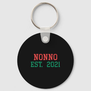 Nonno Est 2021 Embroidered T Shirt  Key Ring