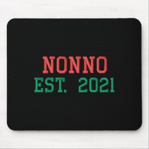 Nonno Est 2021 Embroidered T Shirt Mouse Pad