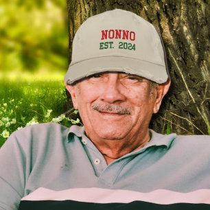 Nonno - est.2024 Embroidered Baseball Cap