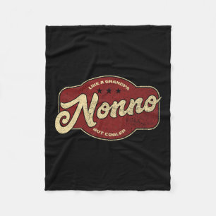 Nonno Like A Grandpa But Cooler - Italian Nono Fleece Blanket
