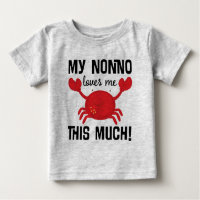Nonno Loves Me This Much grandchild T-shirt