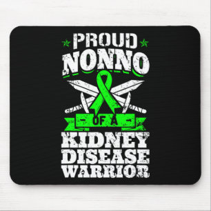 Nonno Of A Kidney Disease Warrior Awareness Grandp Mouse Pad