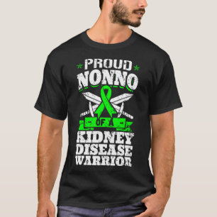 Nonno Of A Kidney Disease Warrior Awareness Grandp T-Shirt