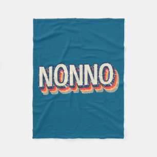 Nonno Retro Vintage Classic Style Fleece Blanket