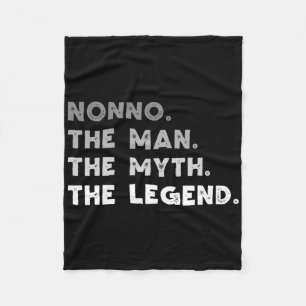 Nonno The Man The Myth The Legend Cool Nonno Fleece Blanket