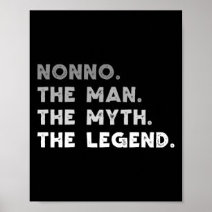 Nonno The Man The Myth The Legend Cool Nonno  Poster