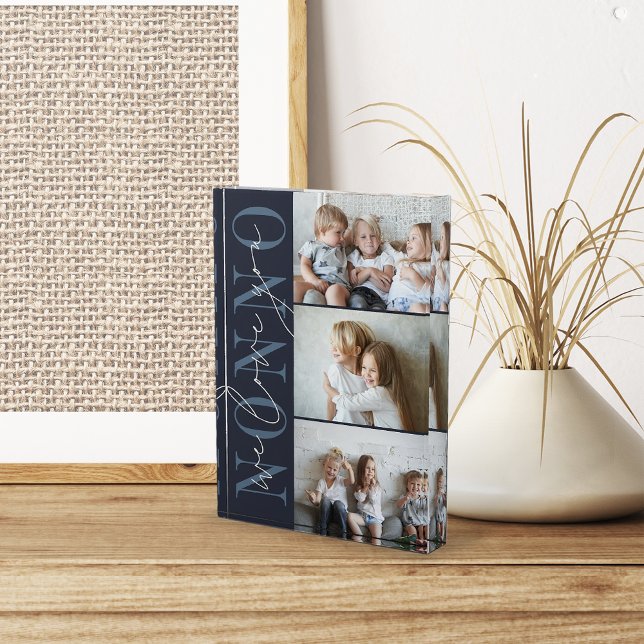 Nonno We Love You 3 Photo Block (Creator Uploaded)