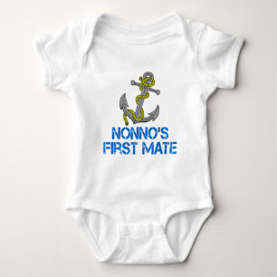Nonno's First Mate Baby Bodysuit