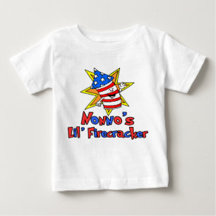 Nonno's Little Firecracker Baby T-Shirt