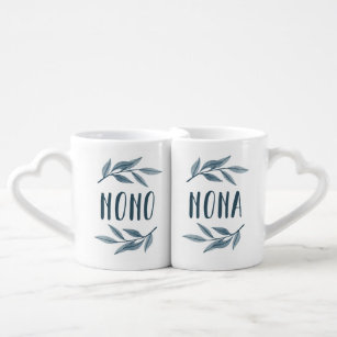 Nono and Nona Greek Godparents Coffee Mug Set