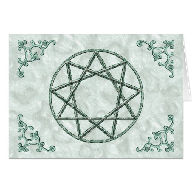 Nonogram Lined Card (Front Horizontal)