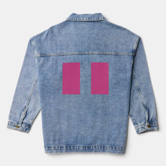 NONON SIMPLE LOGO CELL ANGEL DENIM JACKET