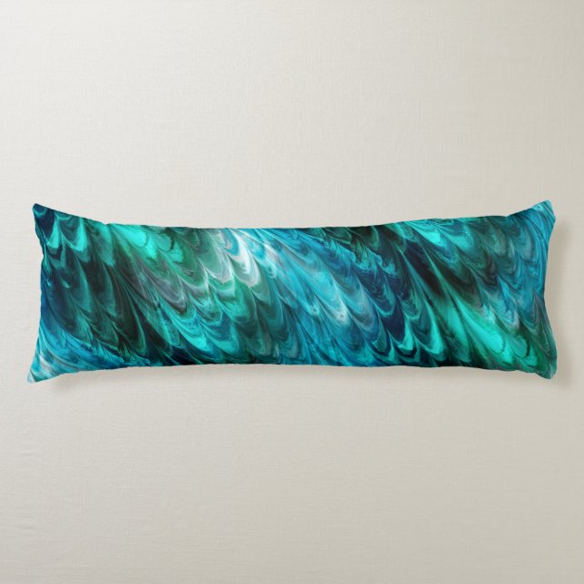 nonpareil kelpie teal : body cushion (Front)