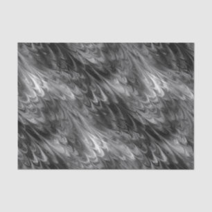 nonpareil marble greyscale : tissue paper