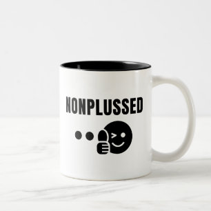 Nonplussed - No Worries Two-Tone Coffee Mug