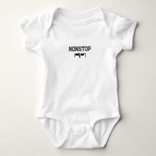 NONSTOP Gym Motivation Hoodie T-Shirt Baby Bodysuit