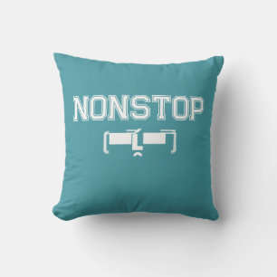 NONSTOP Gym Motivation Hoodie T-Shirt Cushion