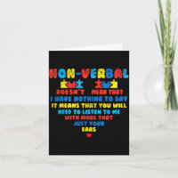 Nonverbal heart puzzle listen autism awareness kid