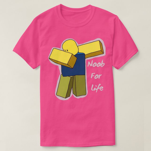 Noob for Life Dab Drawing T-Shirt (Design Front)