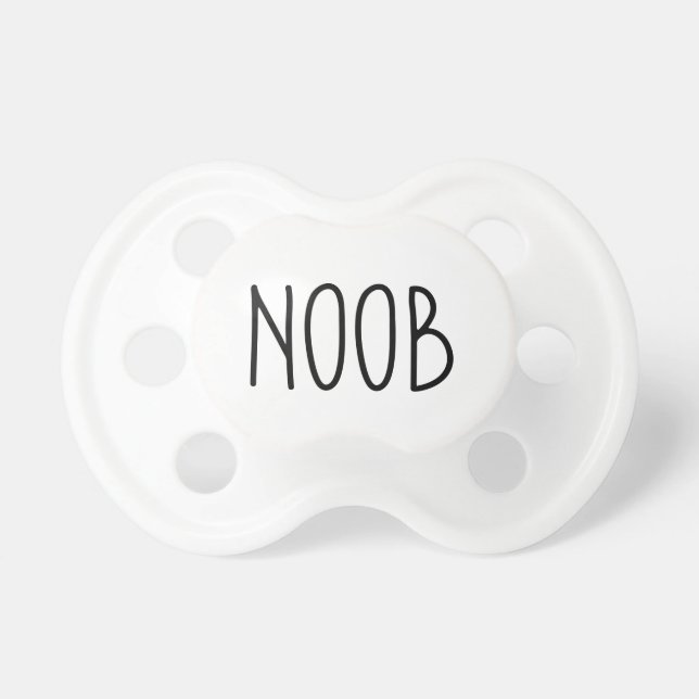 "Noob" Infant Pacifier (Front)
