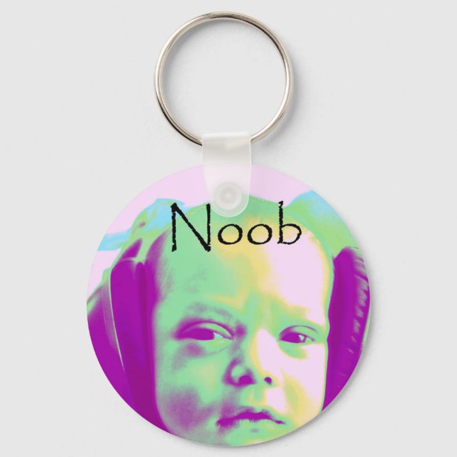 Noob Keychain (Front)