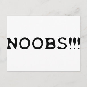 NOOBS !!! icon Postcard