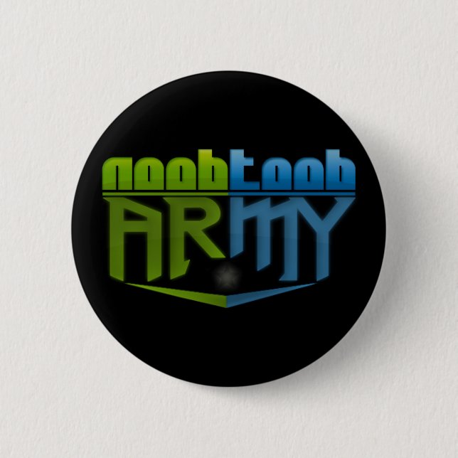 Noobtoob Army Button (Front)