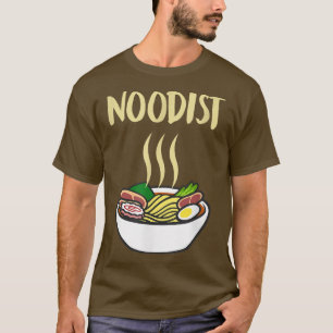 Noodist Ramen Funny Noodle Foodie Long Sleeves Gif T-Shirt