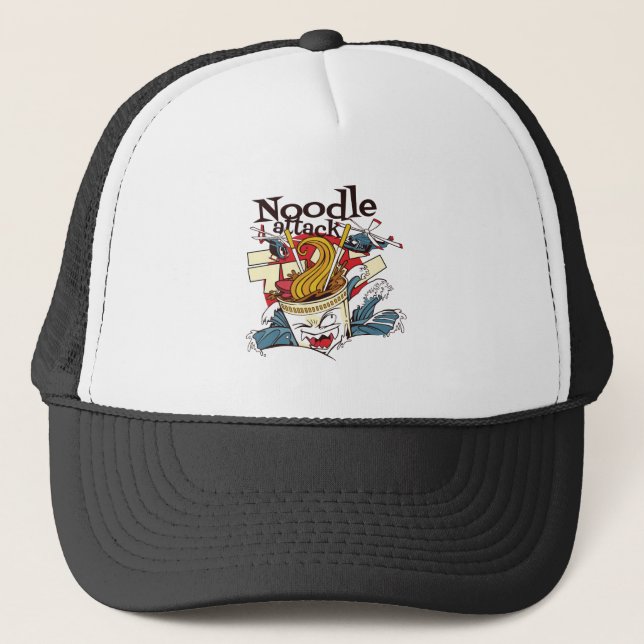 Noodle Attack Trucker Hat (Front)
