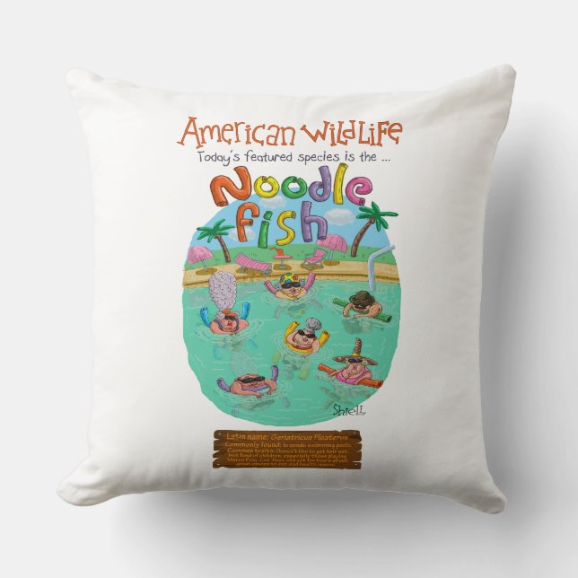 Noodle Fish Cushion (Front)