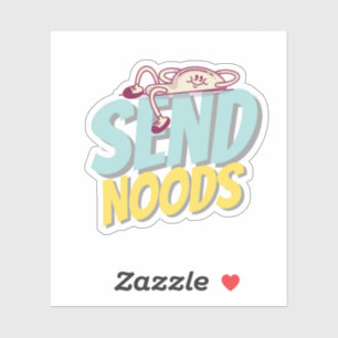 Noodle Fun Food Themed Sticker 