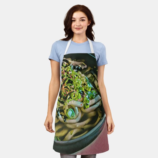 Noodle lover design apron (Worn)