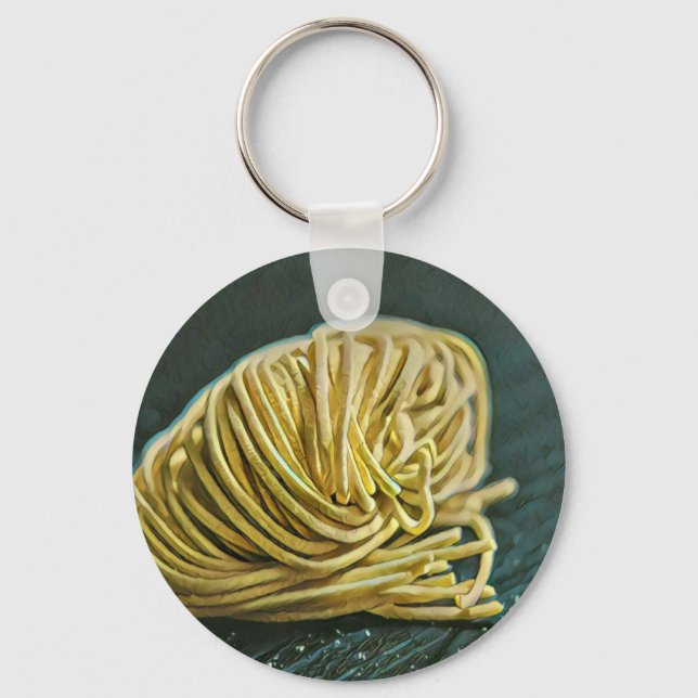 Noodle lover design key ring (Front)