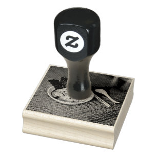 Noodle lover design rubber stamp